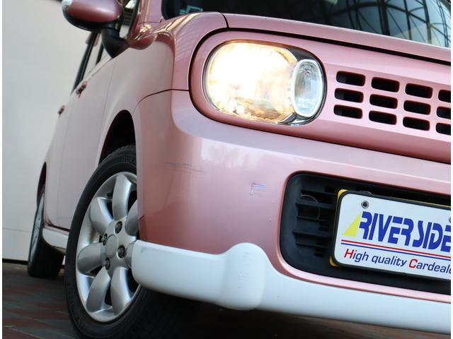 アルトラパン Ｘ　純正オプションエアロ社外メモリーナビフルセグＢｌｕｅｔｏｏｔｈスマートキーアイドリングストップライトレベライザー電格ミラー純正１４インチアルミベンチシート（24枚目）