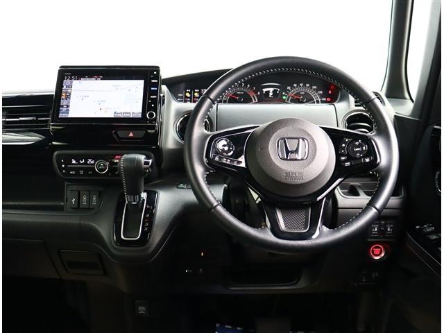 Ｎ－ＢＯＸカスタム ＥＸターボ　無限エアロ純正８インチメモリーナビフルセグバックカメラスマートキーＥＴＣ純正ドラレコハーフレザーシートシートヒーターステアリモコンレーダークルコンコーディネートスタイル１５インチアルミ（31枚目）