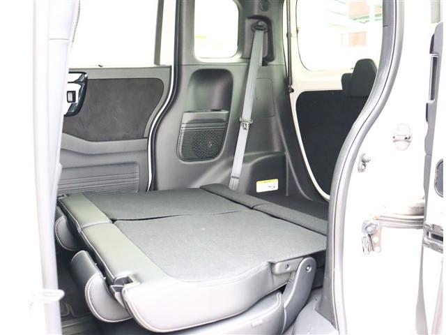 Ｎ－ＢＯＸカスタム ＥＸターボ　無限エアロ純正８インチメモリーナビフルセグバックカメラスマートキーＥＴＣ純正ドラレコハーフレザーシートシートヒーターステアリモコンレーダークルコンコーディネートスタイル１５インチアルミ（41枚目）