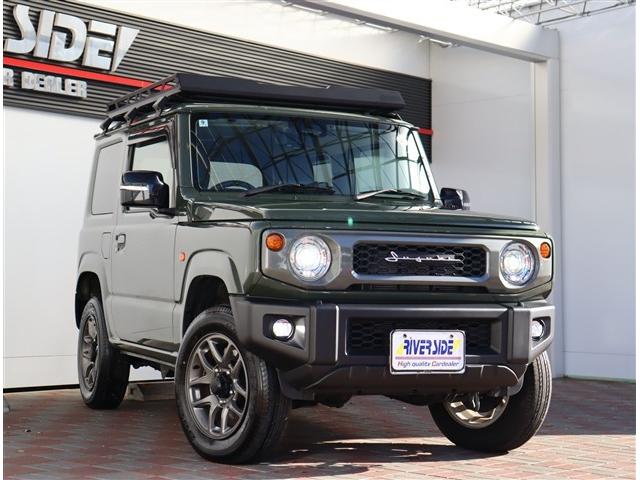 ジムニー ＸＣ　アルパイン１１インチナビフルセグバックカメラ純正１６インチアルミＬＥＤヘッドライト＆フォグステアリモコンクルーズコントロールデジタルインナーミラールーフキャリア背面カバー純正シートカバーワンオーナー（27枚目）