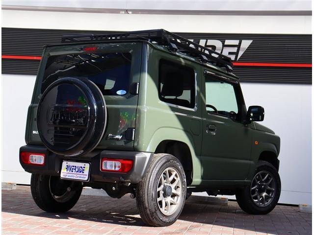 ジムニー ＸＣ　アルパイン１１インチナビフルセグバックカメラ純正１６インチアルミＬＥＤヘッドライト＆フォグステアリモコンクルーズコントロールデジタルインナーミラールーフキャリア背面カバー純正シートカバーワンオーナー（31枚目）