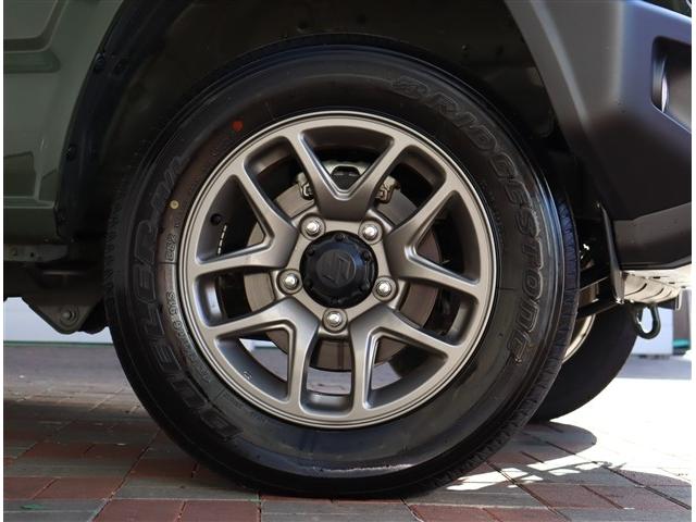 ジムニー ＸＣ　アルパイン１１インチナビフルセグバックカメラ純正１６インチアルミＬＥＤヘッドライト＆フォグステアリモコンクルーズコントロールデジタルインナーミラールーフキャリア背面カバー純正シートカバーワンオーナー（35枚目）