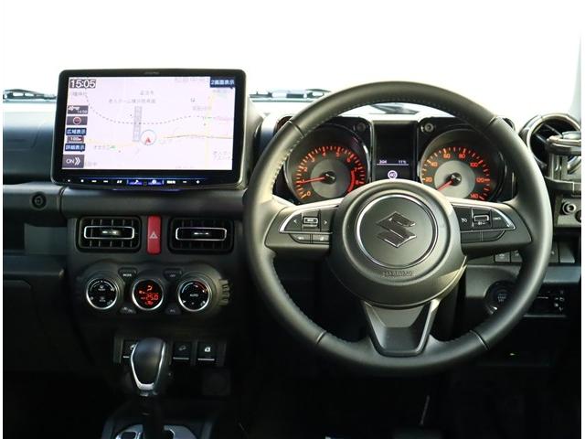 ジムニー ＸＣ　アルパイン１１インチナビフルセグバックカメラ純正１６インチアルミＬＥＤヘッドライト＆フォグステアリモコンクルーズコントロールデジタルインナーミラールーフキャリア背面カバー純正シートカバーワンオーナー（37枚目）