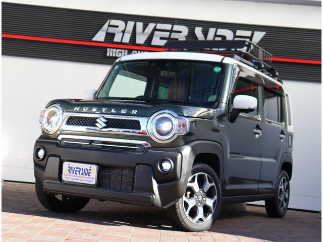 ハスラー Ｊスタイル　純正９インチメモリーナビフルセグ全方位カメラ革調シートカバー純正１５インチアルミＬＥＤヘッドライト＆フォグシートヒーターＥＴＣステアリモコン（22枚目）