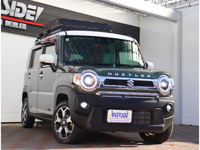 ハスラー Ｊスタイル　純正９インチメモリーナビフルセグ全方位カメラ革調シートカバー純正１５インチアルミＬＥＤヘッドライト＆フォグシートヒーターＥＴＣステアリモコン（26枚目）