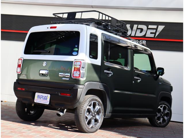 ハスラー Ｊスタイル　純正９インチメモリーナビフルセグ全方位カメラ革調シートカバー純正１５インチアルミＬＥＤヘッドライト＆フォグシートヒーターＥＴＣステアリモコン（30枚目）