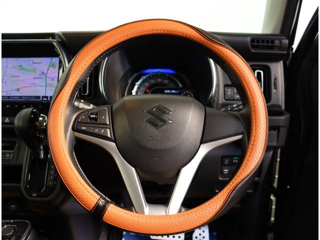 ハスラー Ｊスタイル　純正９インチメモリーナビフルセグ全方位カメラ革調シートカバー純正１５インチアルミＬＥＤヘッドライト＆フォグシートヒーターＥＴＣステアリモコン（36枚目）