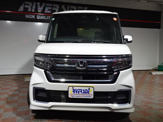 N-BOXカスタム Lターボ 社外メモリーナビワンセグバックカメラスマートキーETCハーフレザーシートシートヒーター純正15インチアルミLEDヘッドライト&フォグステアリモコンレーダークルコンコーナーセンサー(17枚目)