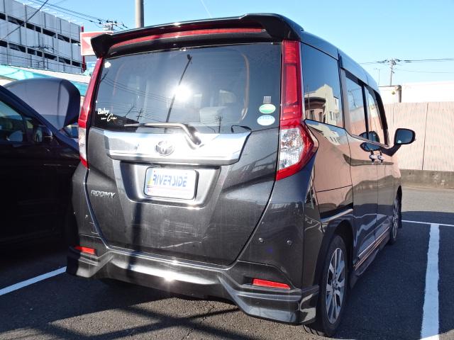 ルーミー 　純正９インチナビフルセグモデリスタエアロバックカメラスマートキーＥＴＣコーナーセンサー革調シートカバーシートヒーターステアリモコンクルーズコントロール（5枚目）