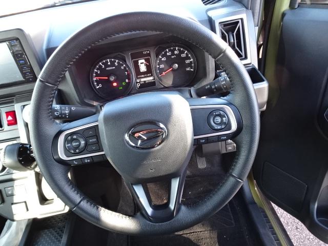 タフト 　社外メモリーナビワンセグバックカメラスマートキーＥＴＣステアリモコンレーダークルコンガラスルーフコーナーセンサー電動パーキングオートホールドシートヒーター純正１５インチアルミ（13枚目）