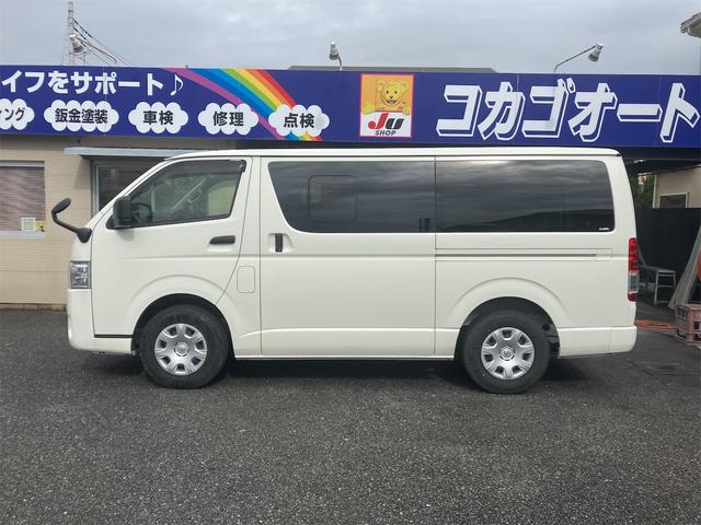 ハイエースバン ロングDX GLパッケージ 純正ワンセグTVナビ・Bluetooth接続・パノラマビューモニター・ETC・LEDヘッドライト・同色バンパー・キーレス2個・サイドカメラ・電動格納ミラー(8枚目)