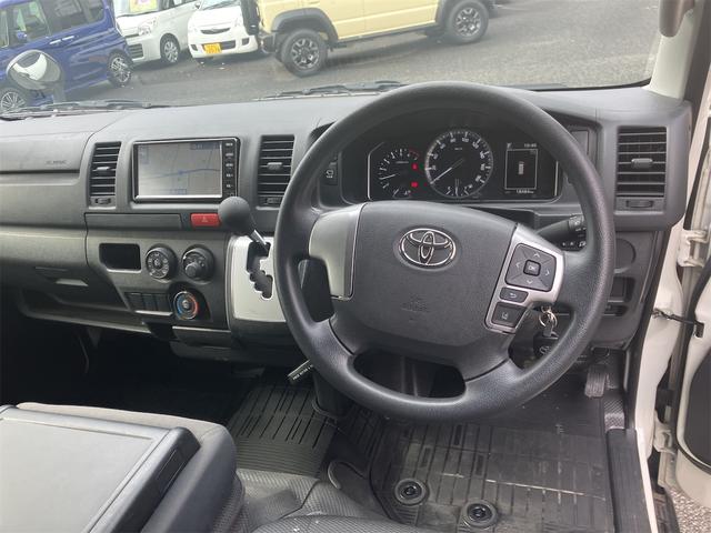 ハイエースバン ロングDX GLパッケージ 純正ワンセグTVナビ・Bluetooth接続・パノラマビューモニター・ETC・LEDヘッドライト・同色バンパー・キーレス2個・サイドカメラ・電動格納ミラー(19枚目)