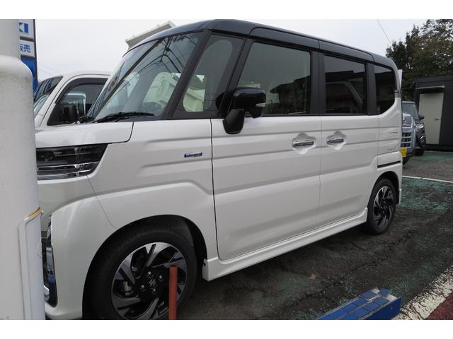 スペーシアカスタム ハイブリッドXSターボ カスタム ハイブリッドxsターボ 届出済未使用車 エアコン パワステ(7枚目)