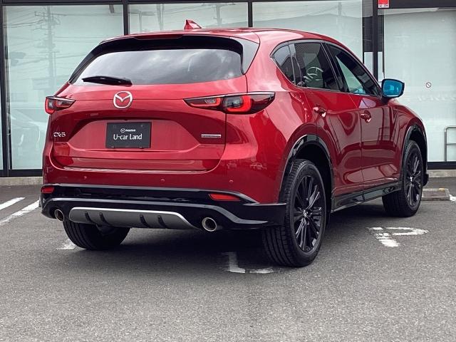 ＣＸ－５ ２５Ｓ　スポーツ　アピアランス　ＢＯＳＥ　ＥＴＣ２．０　３６０°カメラ　スマートキープッシュスタート　フルセグ　レザーシート　ＢＴオーディオ　ＥＴＣ車載器　前席シートヒーター　パワーシート　禁煙車　オートライト　キーレスエントリー（38枚目）