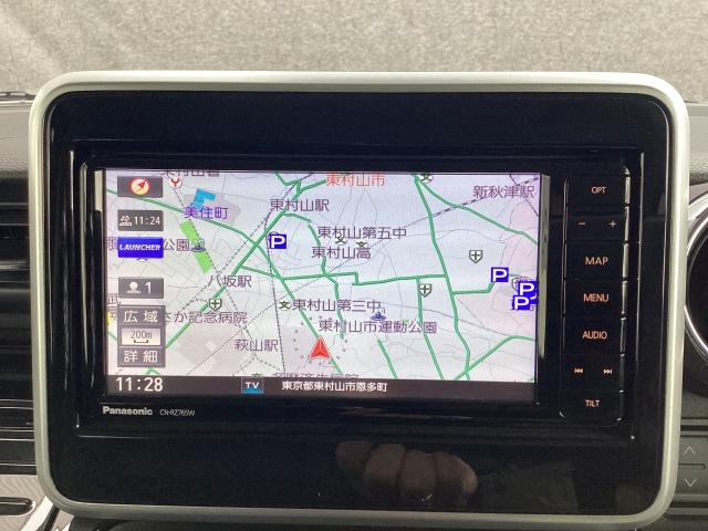 フレアワゴンカスタムスタイル ６６０　カスタムスタイル　ハイブリッド　ＸＳ　３６０度カメラ　両側電動ドア　３６０°カメラ　ＬＥＤヘットライト　デュアルセンサーブレーキサポート　ブルートゥース　１オーナー　前席シートヒーター　アダクティブクルーズコントロール　スマートキ　地デジ（4枚目）