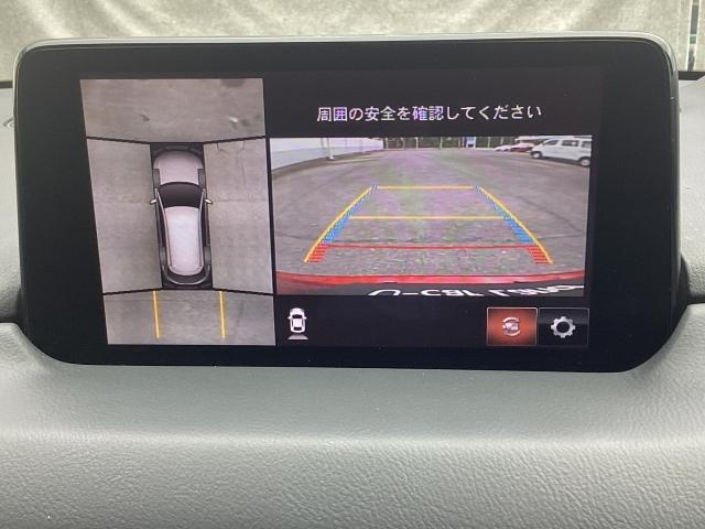 ＣＸ－８ ２．２　ＸＤ　プロアクティブ　Ｓパッケージ　ディーゼルターボ　シートヒーター、シートベンチレーション、３６０度カメラ　ＥＴＣ　地上デジタル　Ｂｌｕｅｔｏｏｔｈオーディオ　キーレス　衝突軽減ブレーキ　アドバンスドキー　シートエアコン　ナビ＆ＴＶ　ターボ　黒革シート（5枚目）