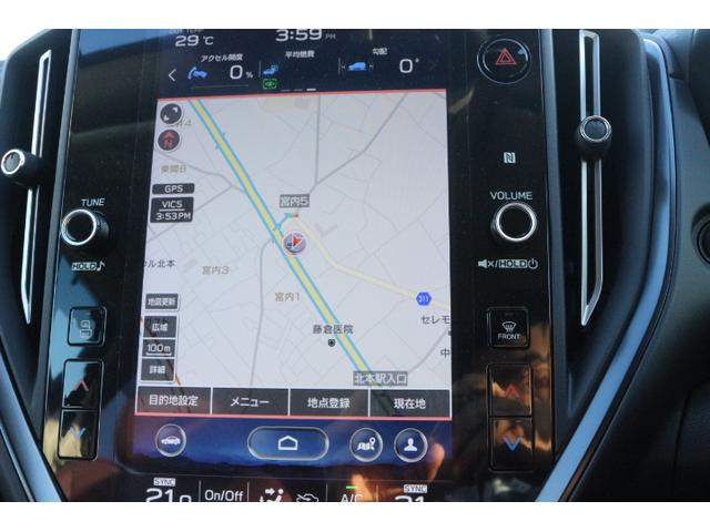 レヴォーグ ＳＴＩ　Ｓｐｏｒｔ　ＥＸ　アイサイト　Ｘ搭載車　純正ナビ　ＥＴＣ２．０　ドラレコ前後　前席パワーシート　シートヒータ　本革シート　Ｒソナー　ＦＳＲカメラ　ハンズフリーＲゲート　ドライバーモニタリング　ＬＥＤヘッドライト　　セーフティ＋（2枚目）