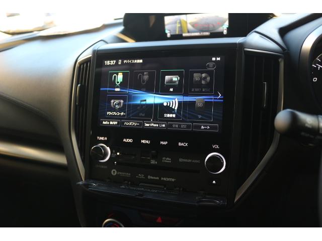 XV アドバンス セーフティ+ ナビTV ETC FSRカメラ ブラインドスポット アダプティブドライビングビーム 前席Pシート メモリー ドラレコFR ソナーR Xモード SRH ルーフレール タイヤ9分 1オーナ 禁煙 記録簿(11枚目)