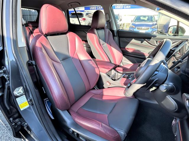 レヴォーグ STIスポーツEX 11.6インチモニターナビ 本革シート ドライバーモニタリング 液晶メーター スマートリヤビューミラー 電子制御サスペンション ステアリング連動ヘッドライト&オートハイビーム 後側方レーダー フロントコーナーセンサー(17枚目)