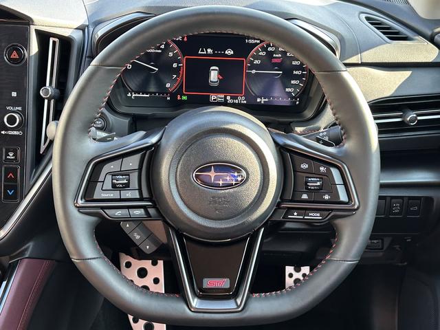 レヴォーグ STIスポーツEX 11.6インチモニターナビ 本革シート ドライバーモニタリング 液晶メーター スマートリヤビューミラー 電子制御サスペンション ステアリング連動ヘッドライト&オートハイビーム 後側方レーダー フロントコーナーセンサー(22枚目)