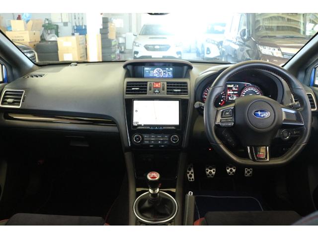 WRX STI STI タイプS 6MT レカロシート STIフルエアロ ナビ バックカメラ サイドカメラ フロントカメラ ETC STIフルエアロ 大型リヤスポイラー レカロシート ブレンボ製ブレーキ アドバンスドセーフティパッケージ(6枚目)