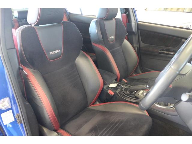 WRX STI STI タイプS 6MT レカロシート STIフルエアロ ナビ バックカメラ サイドカメラ フロントカメラ ETC STIフルエアロ 大型リヤスポイラー レカロシート ブレンボ製ブレーキ アドバンスドセーフティパッケージ(21枚目)