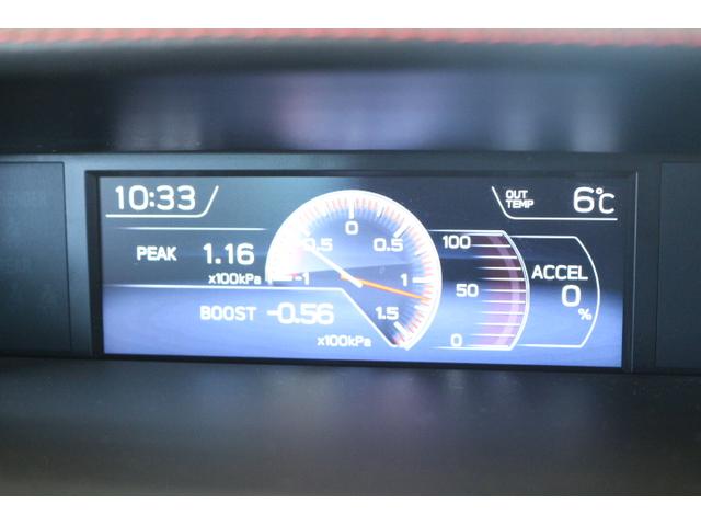 WRX STI STI タイプS 6MT レカロシート STIフルエアロ ナビ バックカメラ サイドカメラ フロントカメラ ETC STIフルエアロ 大型リヤスポイラー レカロシート ブレンボ製ブレーキ アドバンスドセーフティパッケージ(31枚目)