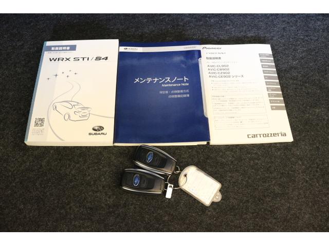 WRX STI STI タイプS 6MT レカロシート STIフルエアロ ナビ バックカメラ サイドカメラ フロントカメラ ETC STIフルエアロ 大型リヤスポイラー レカロシート ブレンボ製ブレーキ アドバンスドセーフティパッケージ(45枚目)