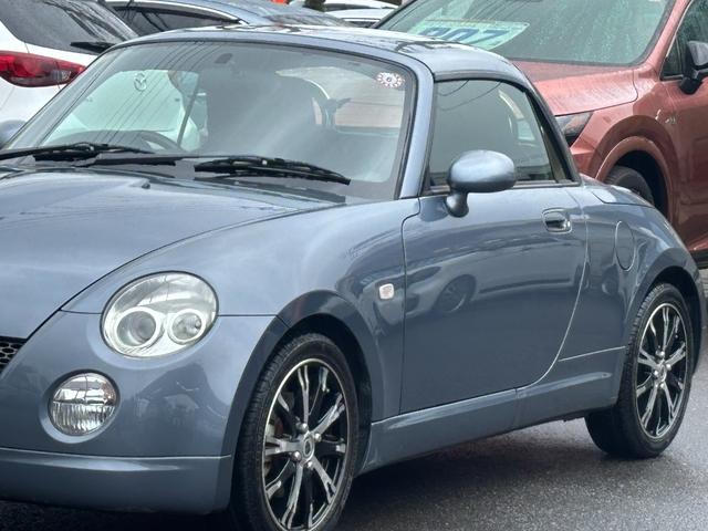 コペン アクティブトップ 4AT HDDナビ 地デジ HIDヘッドライト 15インチWORKアルミ 2023年タイヤ(34枚目)