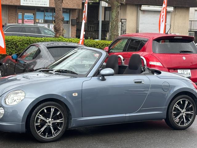 コペン アクティブトップ 4AT HDDナビ 地デジ HIDヘッドライト 15インチWORKアルミ 2023年タイヤ(39枚目)