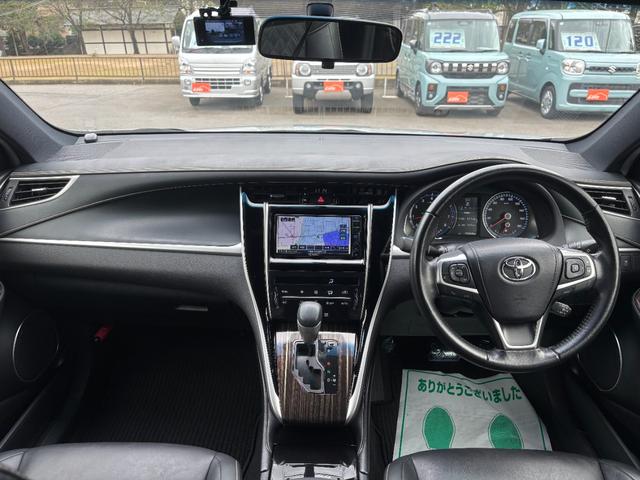 ハリアー エレガンス　禁煙車　ケンウッドナビＭＤＶ－Ｄ７１１Ｗ　バックカメラ　ＫＥＩＹＯ前後ドラレコ　ＥＴＣ　ＬＥＤライト（4枚目）
