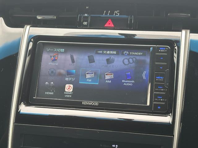 ハリアー エレガンス　禁煙車　ケンウッドナビＭＤＶ－Ｄ７１１Ｗ　バックカメラ　ＫＥＩＹＯ前後ドラレコ　ＥＴＣ　ＬＥＤライト（12枚目）