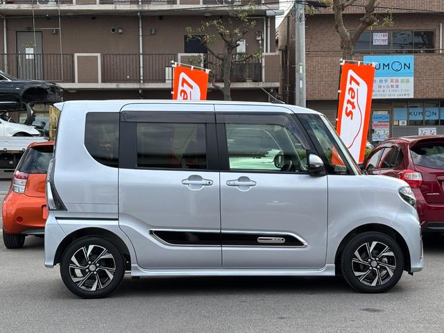 タント カスタムＸスタイルセレクション　禁煙車　スマアシ　新品ケンウッドナビＭＤＶ－Ｄ６１２Ｗ　バックカメラ　前後ドラレコ　両側パワスラ　ミラクルオープンドア　　ステアリングスイッチ　イルミネーションＰ　運／助シートヒータ　純ＡＷ１４インチ（28枚目）