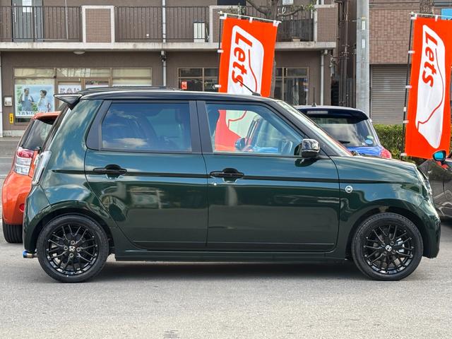 N-ONE RS 1オーナー禁煙 6速MT 純正9型プレミアムインターナビ 前/車内/後ドラレコ ETC2.0 ハイグレードスピーカ 純OPサスペンション(10mmダウン) SEEKER製マフラー ユピテルレーダー探知(34枚目)