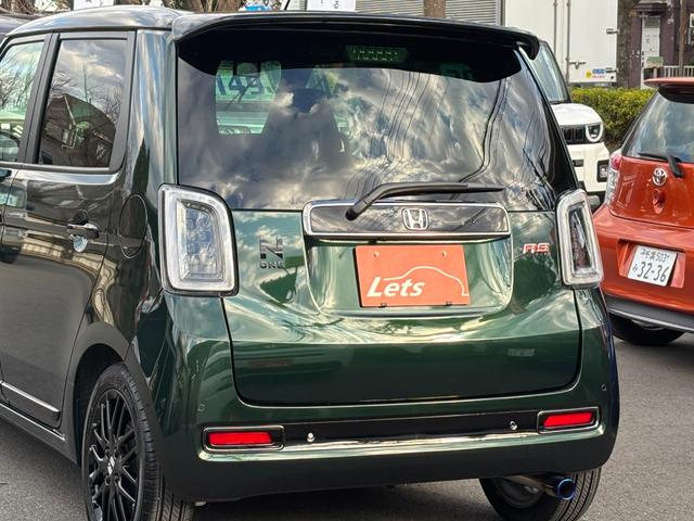 N-ONE RS 1オーナー禁煙 6速MT 純正9型プレミアムインターナビ 前/車内/後ドラレコ ETC2.0 ハイグレードスピーカ 純OPサスペンション(10mmダウン) SEEKER製マフラー ユピテルレーダー探知(40枚目)