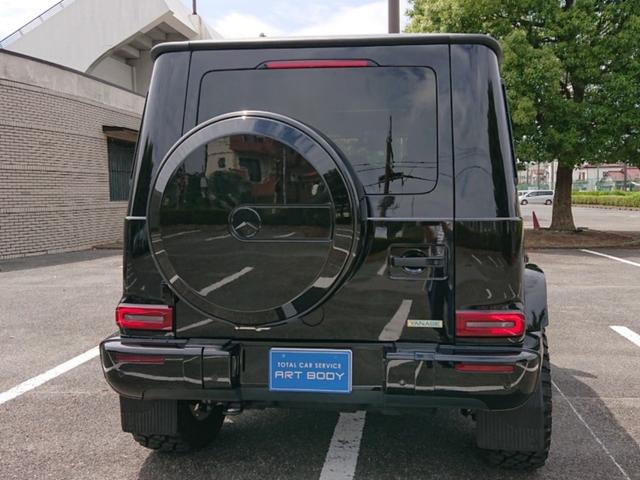 Gクラス G350d AMGライン ARTオリジナルカスタム ヘッドライトインナーブラック加工済(3枚目)