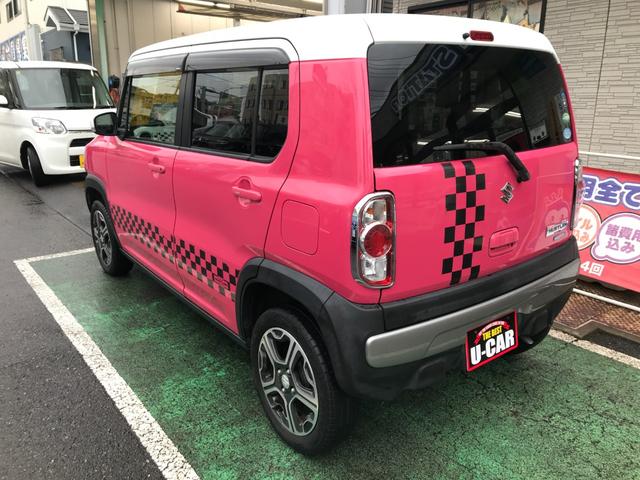 ハスラー Ｘ　スマートフォン連携ナビ装着車　メーカーナビ　Ｂｌｕｅｔｏｏｔｈ接続　ワンセグＴＶ　ＥＴＣ　バックモニタ－　スマートキー　プッシュスタート　ツートンカラー　衝突軽減ブレーキ　バックモニタ－（6枚目）