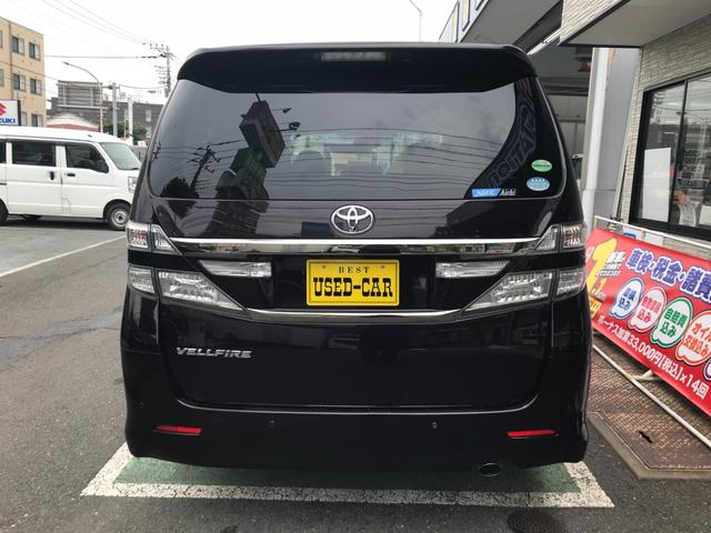 ヴェルファイア ２．４Ｚ　ケンウッドＳＤナビ　ＤＶＤ再生　ＣＤ再生　バックモニター　フルセグＴＶ　ラジオ　ＨＩＤ　両側電動スライドドア　ＥＴＣ　８人乗り（9枚目）