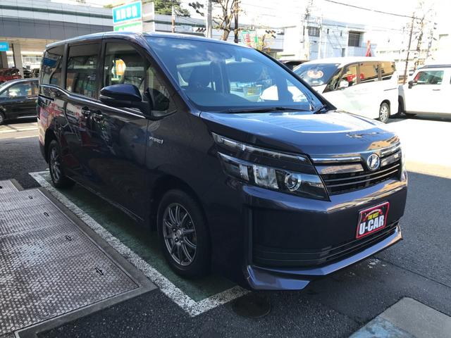 ヴォクシー ハイブリッドX 純正SDナビ NSZT-W64 バックモニタ- フルセグTV DVD再生 Bluetooth接続 衝突軽減ブレーキ 両側電動スライドドア ETC LEDヘッドライト プッシュスタート(8枚目)