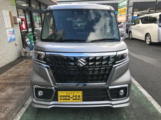 スペーシアカスタム ハイブリッドＸＳターボ　全方位モニター付メモリーナビ＋スズキコネクト対応通信機装着車　衝突軽減ブレーキ　両側電動スライドドア　リアサーキュラー　クリアランスソナー　クルーズコントロール　ＥＴＣ２．０　ＬＥＤ　ドラレコ前後（6枚目）