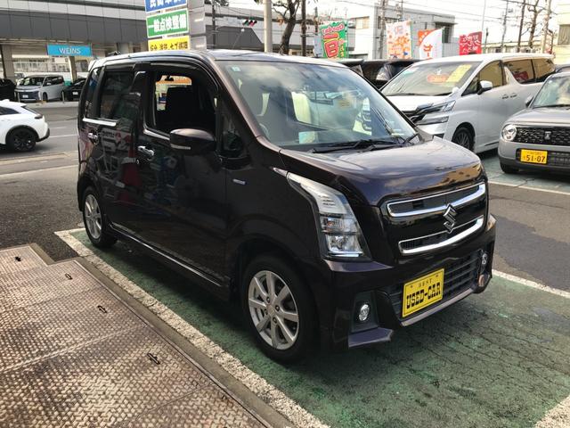 ワゴンＲスティングレー ハイブリッドＸ　純正ＳＤナビ　衝突軽減ブレーキ　全方位モニター　ＤＶＤ　ＣＤ　ＥＴＣ　ドライブレコーダー前後　スマートキー　シートヒーター　フルセグＴＶ　Ｂｌｕｅｔｏｏｔｈ接続（8枚目）