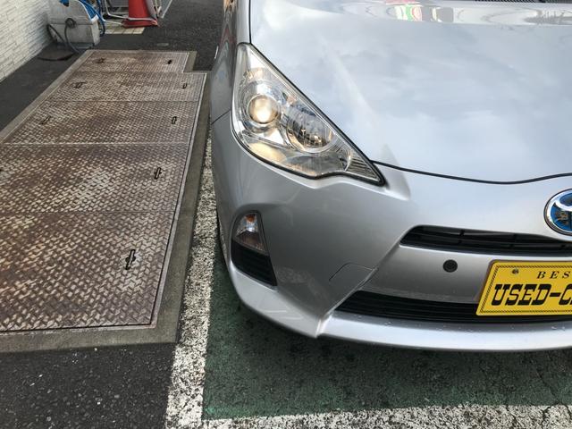 アクア Ｇ　純正ＳＤナビＷ６４　バックモニタ　ＥＴＣ　Ｂｌｕｅｔｏｏｔｈ接続　フルセグＴＶ　オートエアコン　キーレスエントリー　ステアリングリモコン　踏み間違い加速制御システム　ソナー（37枚目）