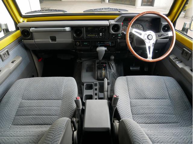 ＬＸ　ＬＸ　ＨＺＪ７３Ｖ　ミドルボディ　ＦＲＰトップ　オートマ　集中ロック　パワーウィンドウ　ＮＥＷオールペイント　マスタードイエロー　ホワイトＦＲＰトップ　ナローボディ　輸出仕様鉄っちんホワイトペイント(59枚目)