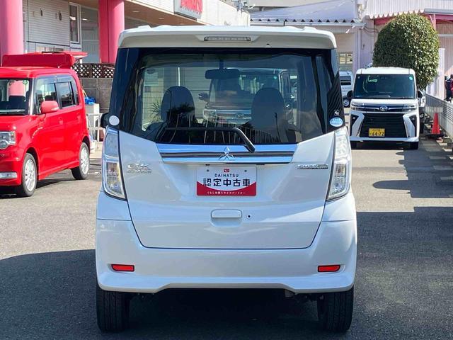 ｅＫスペースカスタム カスタムＴ　両側電動スライドドア　アルミホイール　保証１年間距離無制限付き　両側電動スライドドア　社外アルミホイール　ＣＤステレオ　パワーウインドウ　電動格納ドアミラー　オートエアコン　オートライト　シートバックテーブル　運転席シートリフター（36枚目）