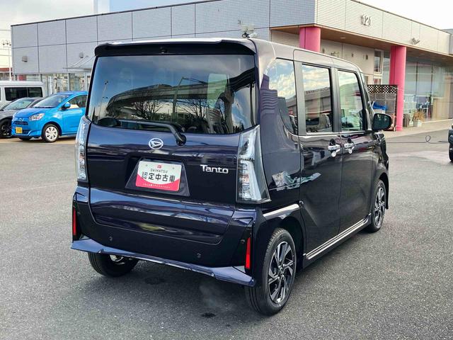 タント カスタムＸ　届け出済み未使用車　登録済み未使用車　アダプティブクルーズコントロール　レーンキープコントロール　パノラマモニター対応カメラ　電動パーキングブレーキ　両側電動スライドドア　６コーナーセンサー　ＬＥＤヘッドランプ　ＵＳＢ（4枚目）