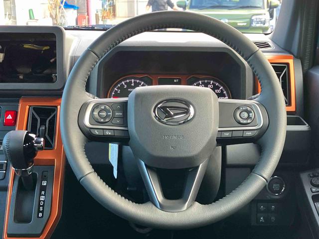 タフト Ｇ　届け出済み未使用車　登録済み未使用車　オレンジインテリヤ　ＬＥＤヘッドランプ＆ＬＥＤフォグランプ　両席シートヒーター　ＵＳＢソケット　バックカメラ　１５インチアルミホイール　６コーナーセンサー　電動パーキングブレーキ（19枚目）