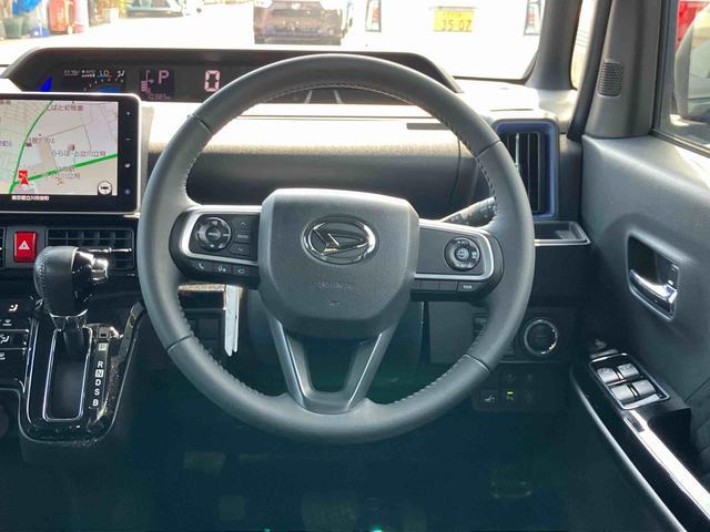 タント カスタムＲＳ　純正ナビ　ＥＴＣ　ドライブレコーダー　保証　新車保証・まごころ保証　１年間・走行距離無制限付き　純正９インチナビ　ＥＴＣ車載器　ドライブレコーダー　パノラマモニター　前席シートヒーター　アダプティブクルーズコントロール（4枚目）