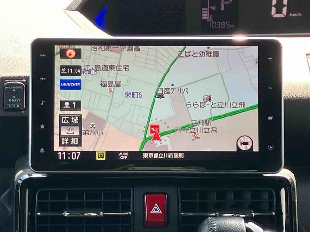 タント カスタムＲＳ　純正ナビ　ＥＴＣ　ドライブレコーダー　保証　新車保証・まごころ保証　１年間・走行距離無制限付き　純正９インチナビ　ＥＴＣ車載器　ドライブレコーダー　パノラマモニター　前席シートヒーター　アダプティブクルーズコントロール（5枚目）