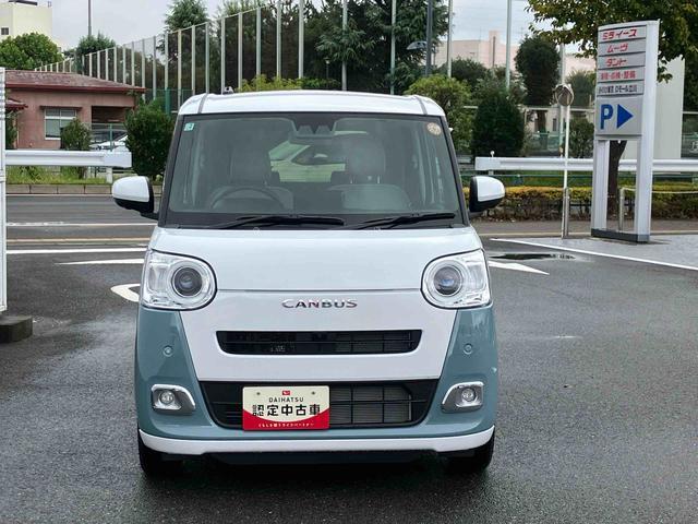 ムーヴキャンバス ストライプスＧ　電動パーキングブレーキ　前席シートヒーター　保証　新車保証・まごころ保証　１年間・走行距離無制限付き　電動パーキングブレーキ　前席シートヒーター　キーフリーシステム　コーナーセンサー　アイドリングストップ　ＬＥＤヘッドランプ（26枚目）