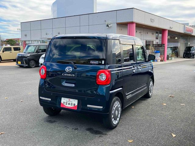 ムーヴキャンバス セオリーGターボ インタークーラーターボ 9インチスマホ連携ディスプレイオーディオ バックカメラ アダプティブクルーズコントロール ETC 電動パーキングブレーキ 両側電動スライドドア 両席シートヒーター テレビキット(3枚目)